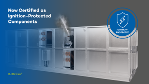 OJ Electronics DV, DC and DRHX drives and MRHX motors are now certified as ignition-protected components