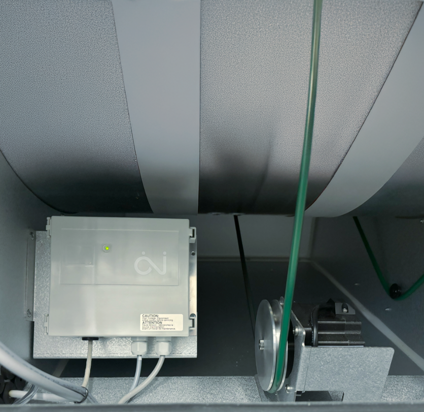 Stepper motor and drive for rotary heat exchangers from OJ Electronics