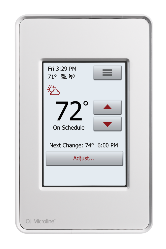 OJ Microline Intelligent thermostats for Electric Floor Heating