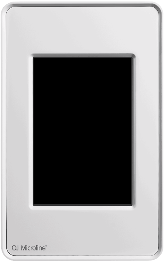 Thermostat front panel