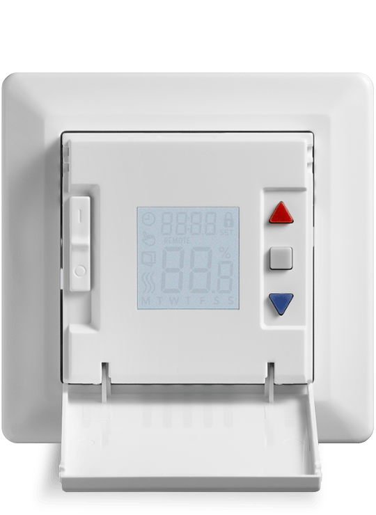 Thermostat front panel