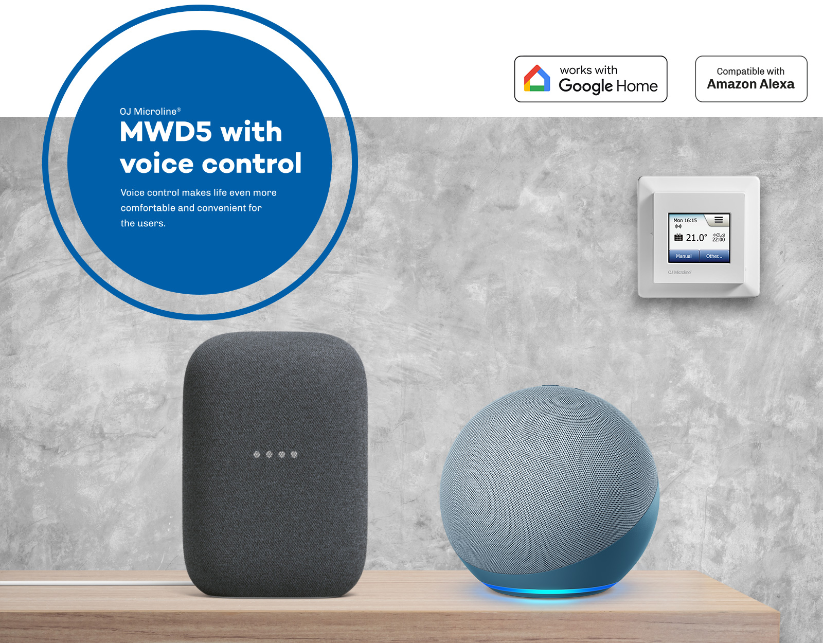 MWD5 Voice Thermostat from OJ