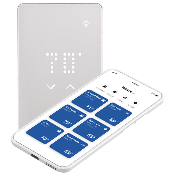 UWG5 WiFi LED Touch Thermostat from OJ Electronics A/S
